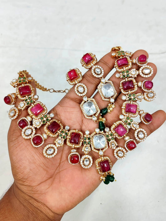Royal Polki Doublet Haar - Sparkle Emporium
